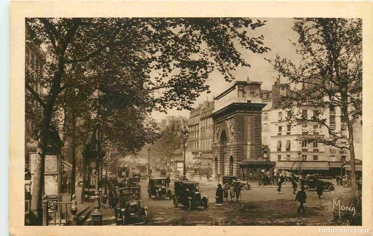 Cartes Postales: France - 75 - Paris - La Porte Saint-Martin sur les Grands Boulevards - Automobiles - CPA - Oblit&eacute;ra