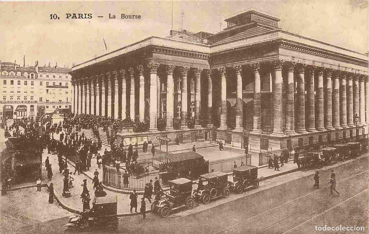 Cartes Postales: France - 75 - Paris - La Bourse - Anim&eacute;e - Automobiles - CPA - Voir Scans Recto-Verso