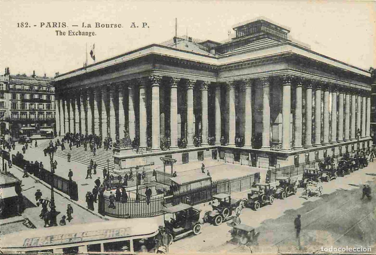Cartes Postales: France - 75 - Paris - La Bourse - Anim&eacute;e - Automobiles - CPA - Voir Scans Recto-Verso