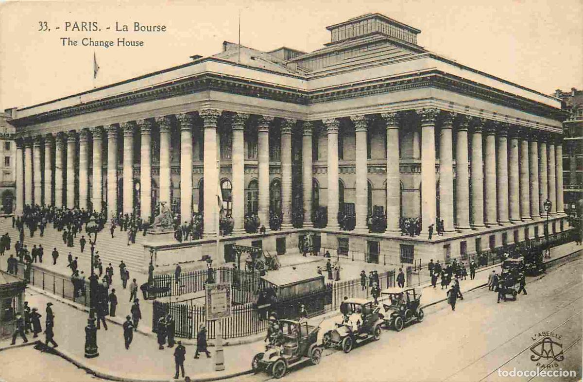 Cartes Postales: France - 75 - Paris - La Bourse - Automobiles - CPA - Voir Scans Recto-Verso