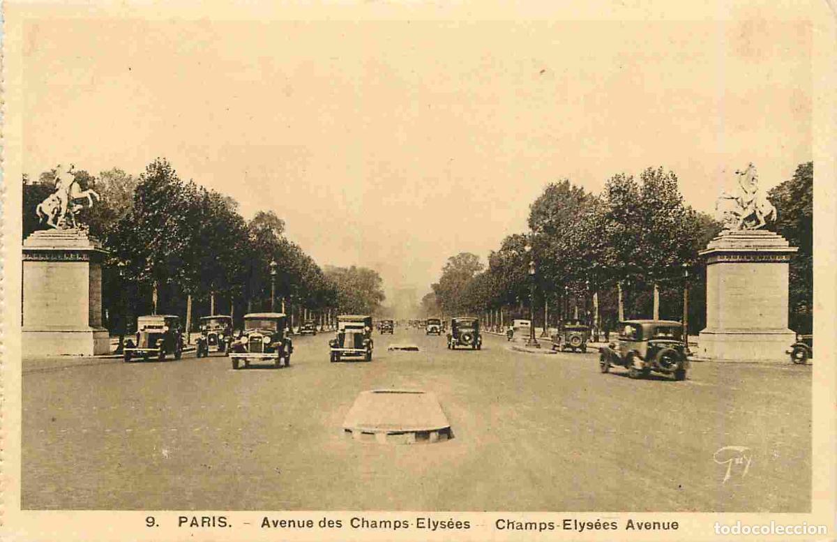 Postales: France - 75 - Paris - Avenue des Champs-Elys&eacute;es - Automobiles - CPA - Voir Scans Recto-Verso