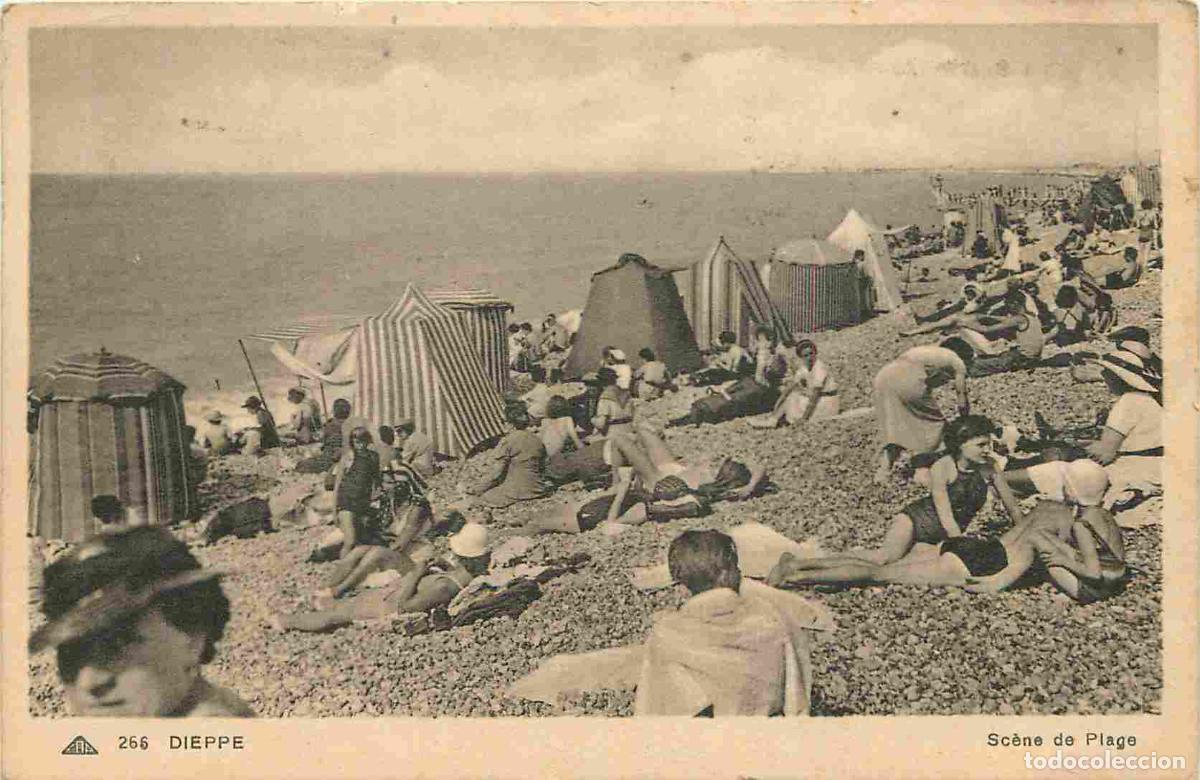Postales: France - 76 - Dieppe - Sc&egrave;ne de Plage - Anim&eacute;e - Sc&egrave;nes de Plage - CPA - Voir Scans Recto-Verso