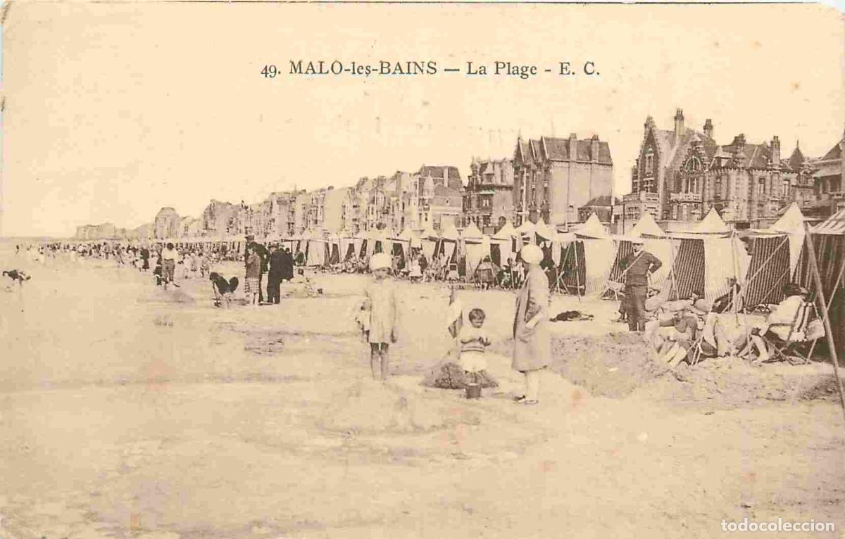 Postcards: France - 59 - Malo les Bains - La Plage - Anim&eacute;e - Sc&egrave;nes de Plage - CPA - Oblit&eacute;ration ronde de 193