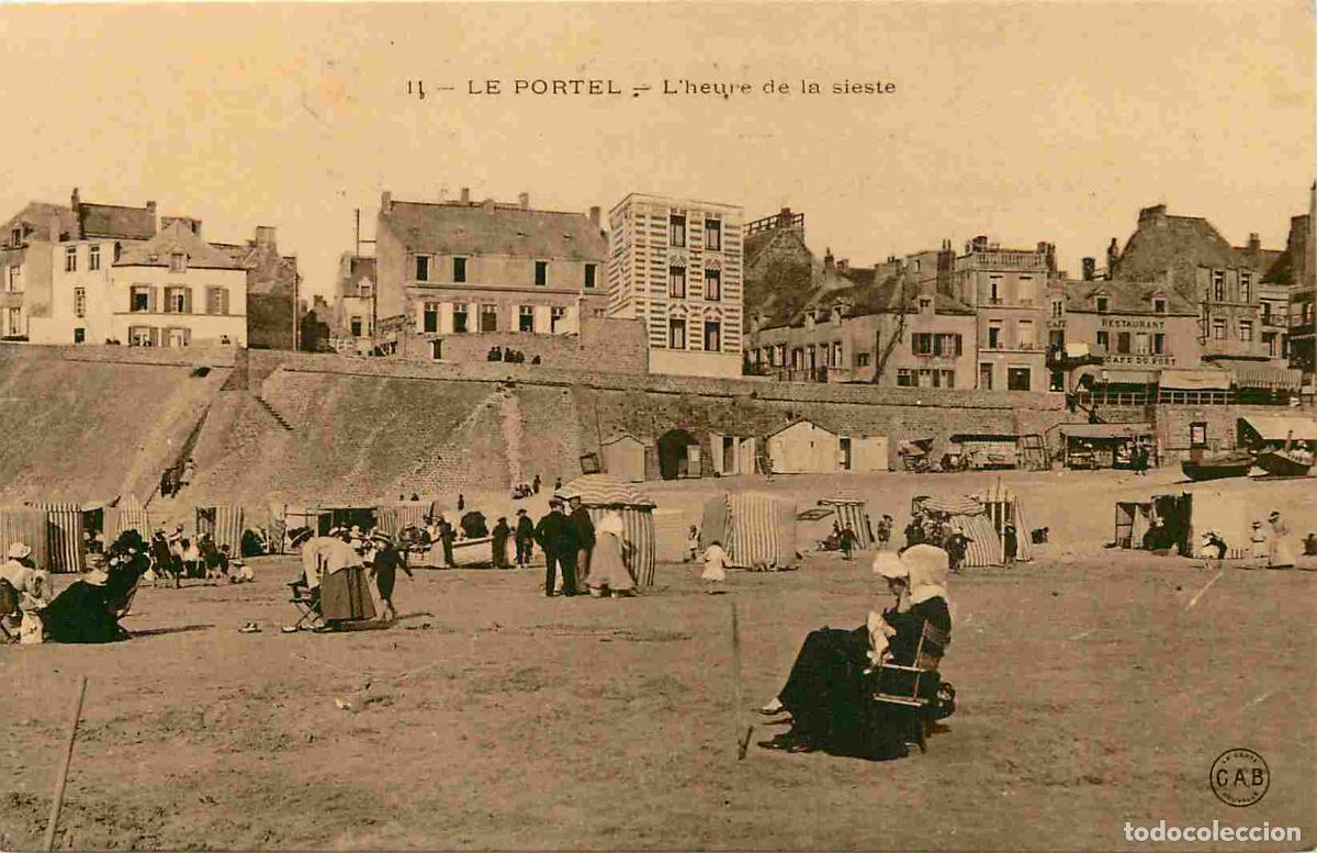 Postcards: France - 62 - Le Portel - L'heure de la sieste - Anim&eacute;e - Sc&egrave;nes de Plage - CPA - Voir Scans Recto-V