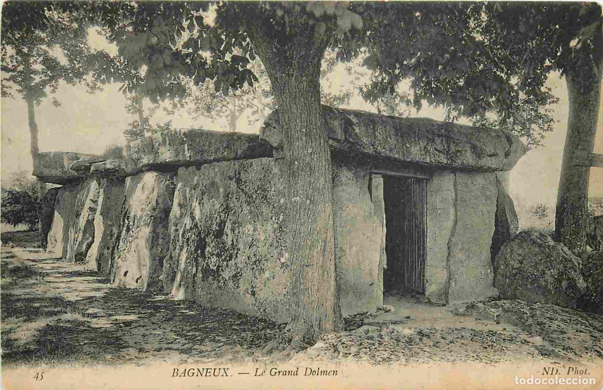 Postcards: France - 92 - Bagneux - Le Grand Dolmen - Correspondance - CPA - Oblit&eacute;ration ronde de 1907 - Voir S