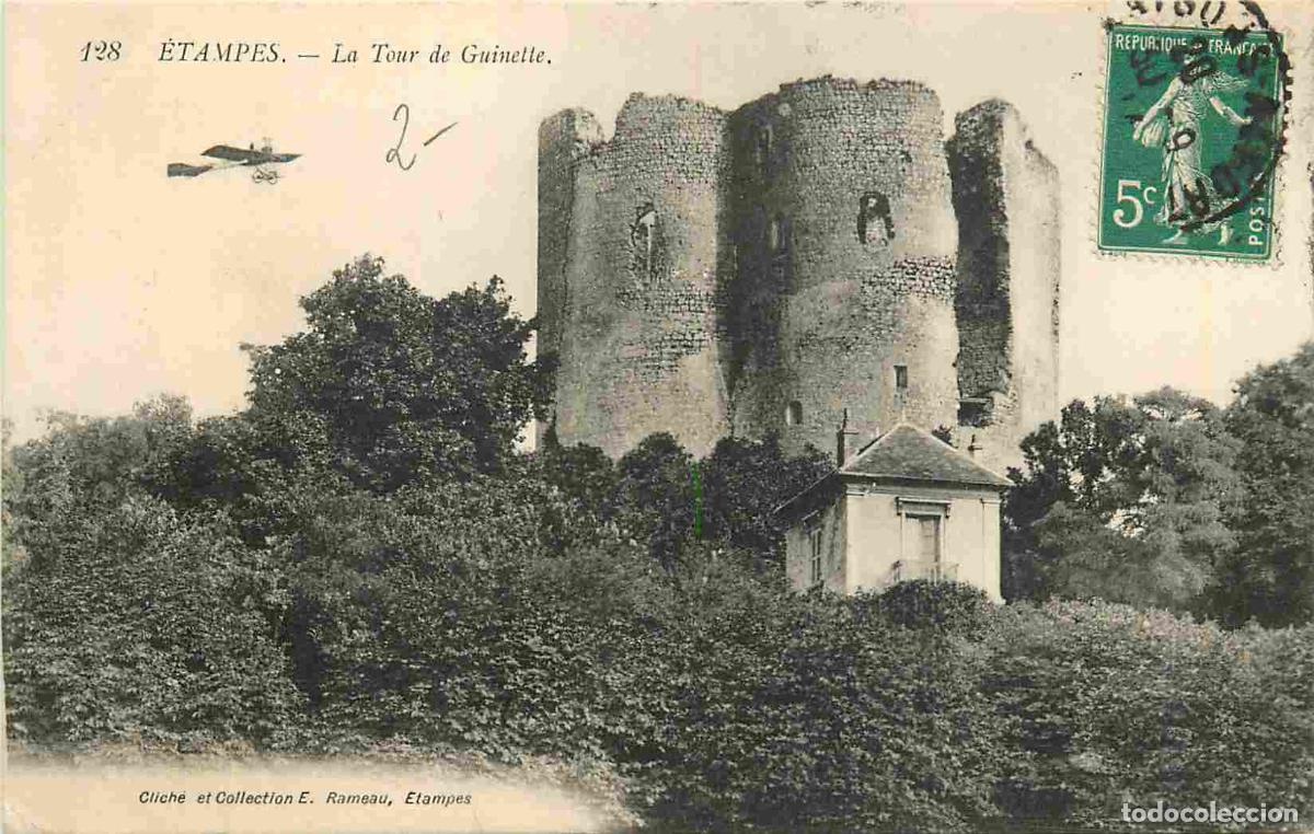 Postales: France - 91 - Etampes - La Tour de Guinette - Avion - CPA - Voir Scans Recto-Verso