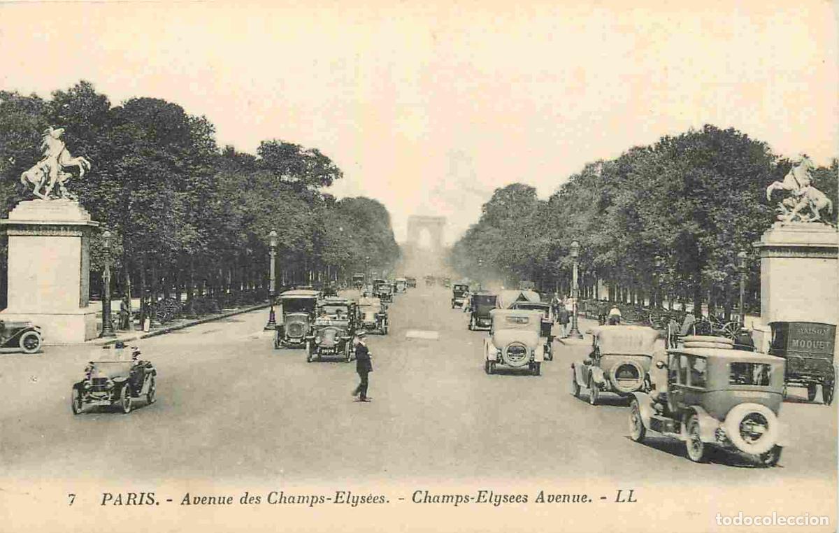 Postcards: France - 75 - Paris - Avenue des Champs-Elys&eacute;es - Automobiles - CPA - Voir Scans Recto-Verso