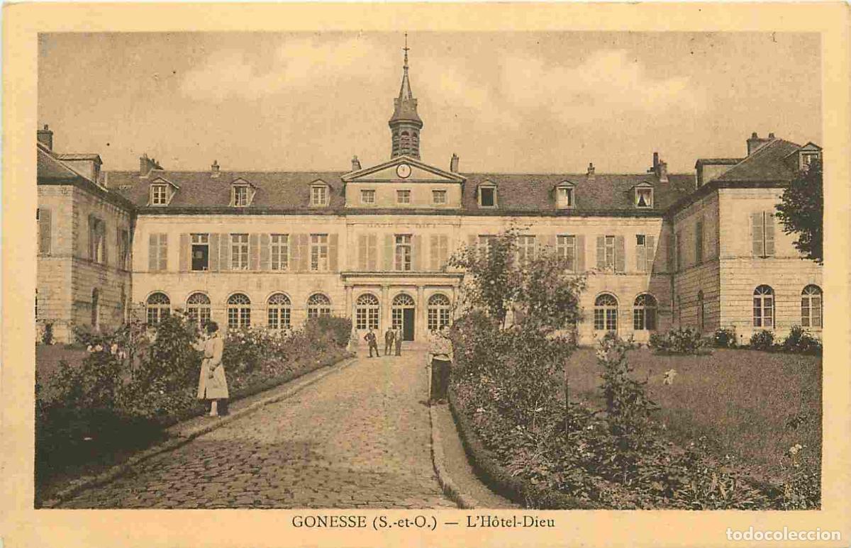 Postcards: France - 95 - Gonesse - L'Hotel Dieu - Anim&eacute;e - Correspondance - CPA - Voir Scans Recto-Verso