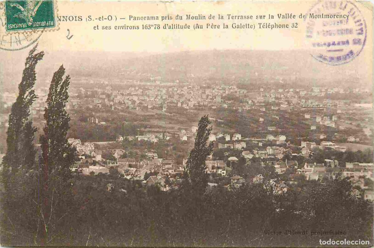 Cartoline: France - 95 - Sannois - Panorama pris du Moulin de la Terrasse sur la Vall&eacute;e de Montmorency - CPA -