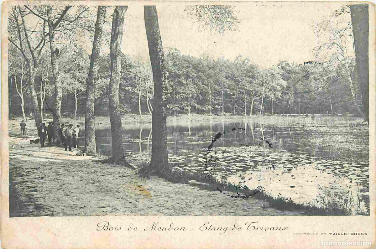 Cartes Postales: France - 92 - Meudon - Bois de Meudon - Etang de Trivaux - Anim&eacute;e - CPA - Oblit&eacute;ration ronde de 1907