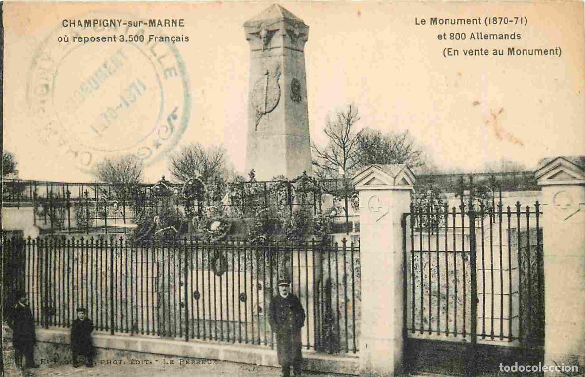 Cartes Postales: France - 94 - Champigny sur Marne - Monument de la Bataille de Champigny - Anim&eacute;e - CPA - Voir Scans