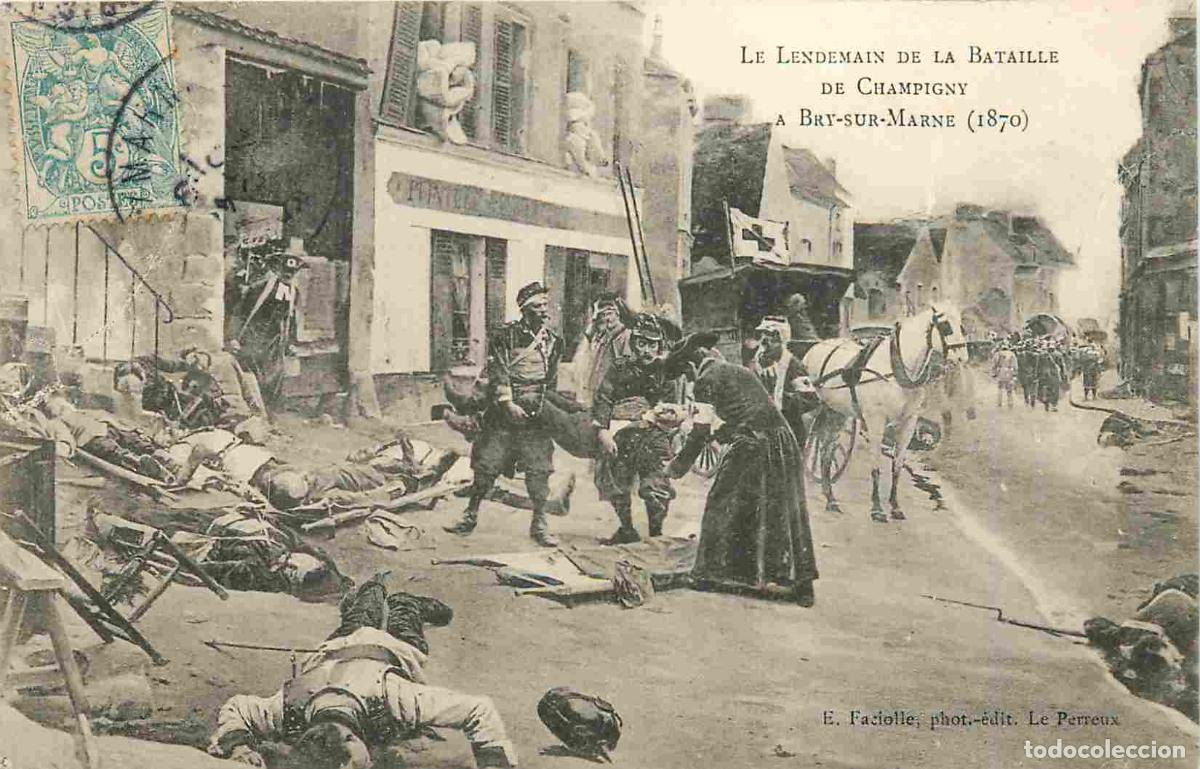 Cartes Postales: France - 94 - Bry sur Marne - Le lendemain de la bataille de Champigny &agrave; Bry sur Marne 1870 - Croix