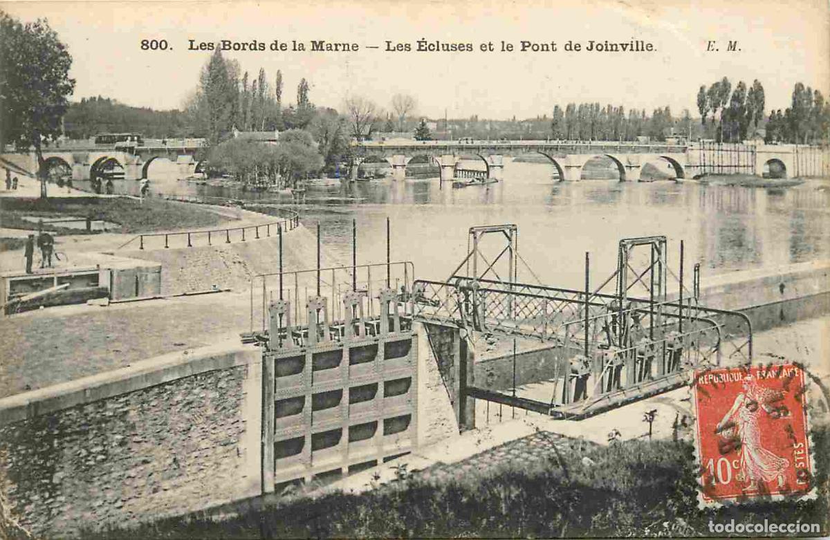 Cartes Postales: France - 94 - Joinville le Pont - Le Bords de la Marne - Les &Eacute;cluses et le Pont de Joinville - Corre