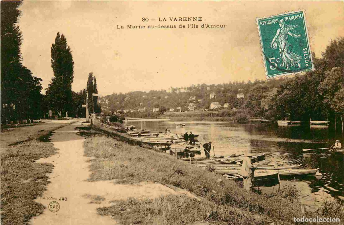 Cartes Postales: France - 94 - La Varenne - La Marne au-dessus de l'Ile d'Amour - Anim&eacute;e - CPA - Voir Scans Recto-Ver