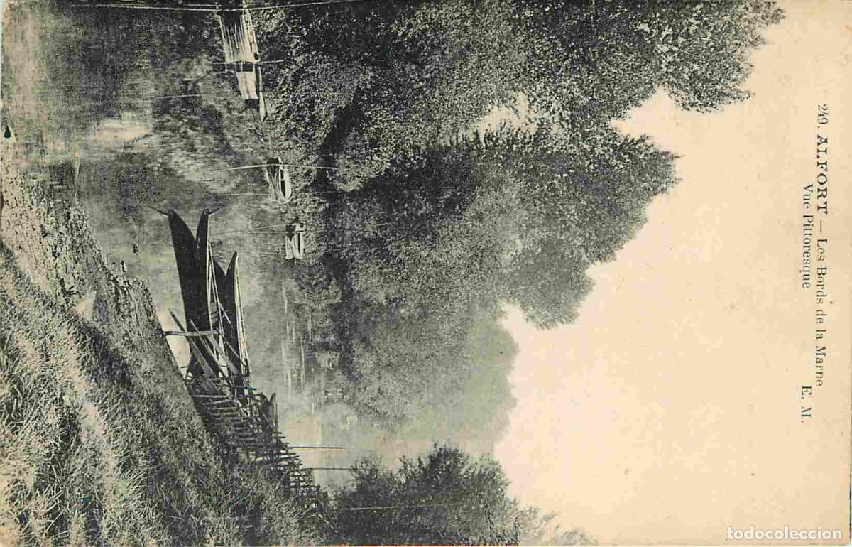 Postkarten: France - 94 - Alfort - Les bords de la Marne - CPA - Etat l&eacute;g&egrave;re froissure visible - Voir Scans Rect