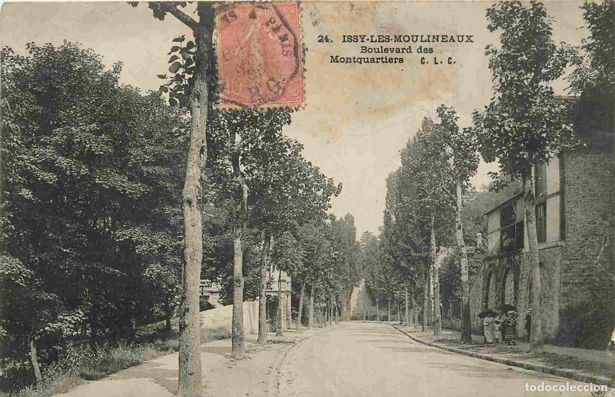 Postkarten: France - 92 - Issy les Moulineaux - Boulevard des Montquartiers - Anim&eacute;e - Correspondance - CPA - Ob