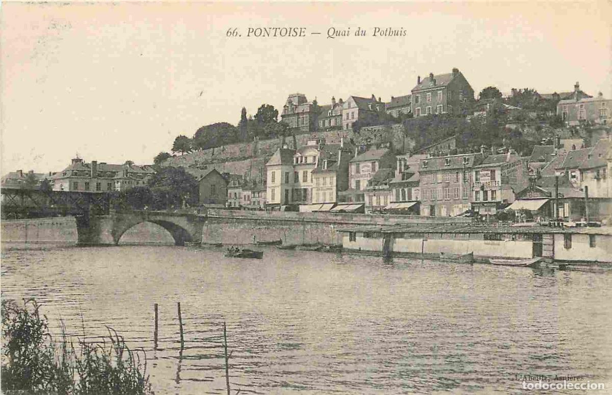 Postkarten: France - 95 - Pontoise - Quai du Potbuis - CPA - Voyag&eacute;e en 1917 - Voir Scans Recto-Verso