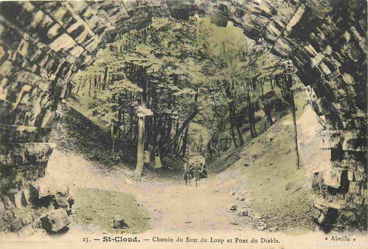 Postkarten: France - 92 - Saint Cloud - Chemin du Saut du Loup et Pont du Diable - Anim&eacute;e - CPA - Voir Scans Rec
