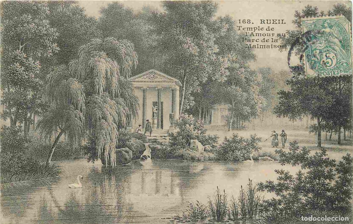 Cartoline: France - 92 - Rueil Malmaison - Temple de l'Amour au Parc de Malmaison - Art Dessin - CPA - Oblit&eacute;ra