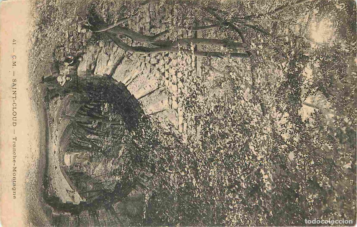 Cartoline: France - 92 - Saint Cloud - Tranche Montagne - Anim&eacute;e - CPA - Oblit&eacute;ration ronde de 1906 - Voir Scan