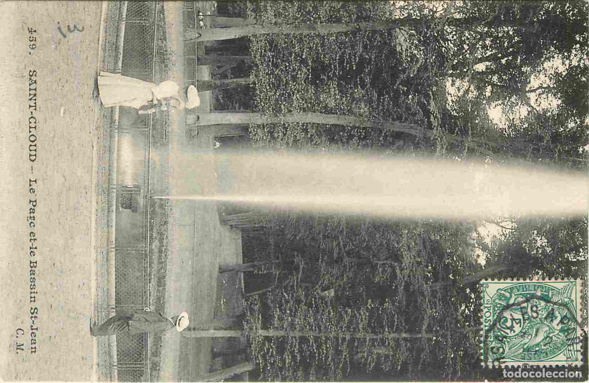 Cartoline: France - 92 - Saint Cloud - Le Parc et le Bassin St-Jean - Anim&eacute;e - CPA - Voir Scans Recto-Verso