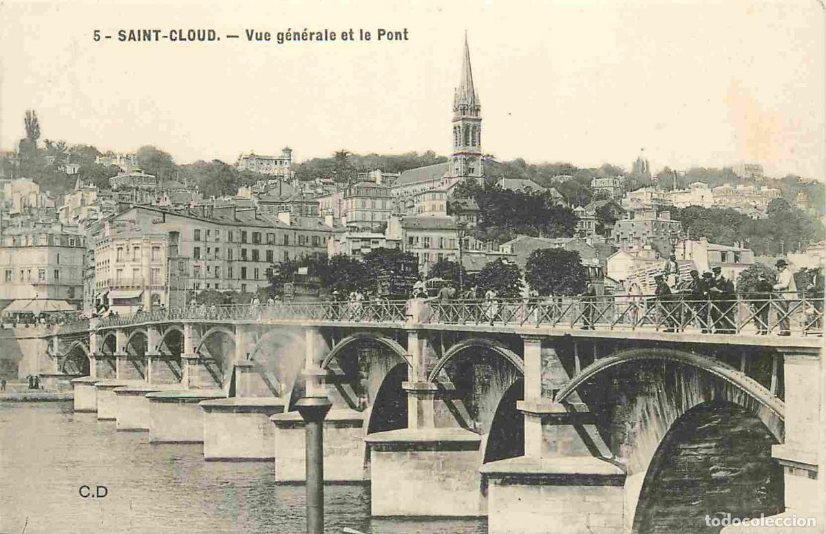 Postcards: France - 92 - Saint Cloud - Vue g&eacute;n&eacute;rale et le Pont - Anim&eacute;e - CPA - Voir Scans Recto-Verso