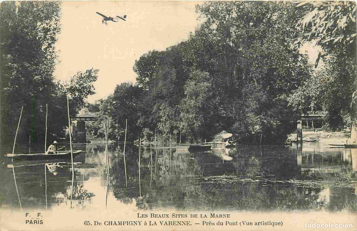 Cartoline: France - 94 - Champigny sur Marne - De Champigny &agrave; La Varenne - Pr&egrave;s du Pont - Anim&eacute;e - Avions - Cor