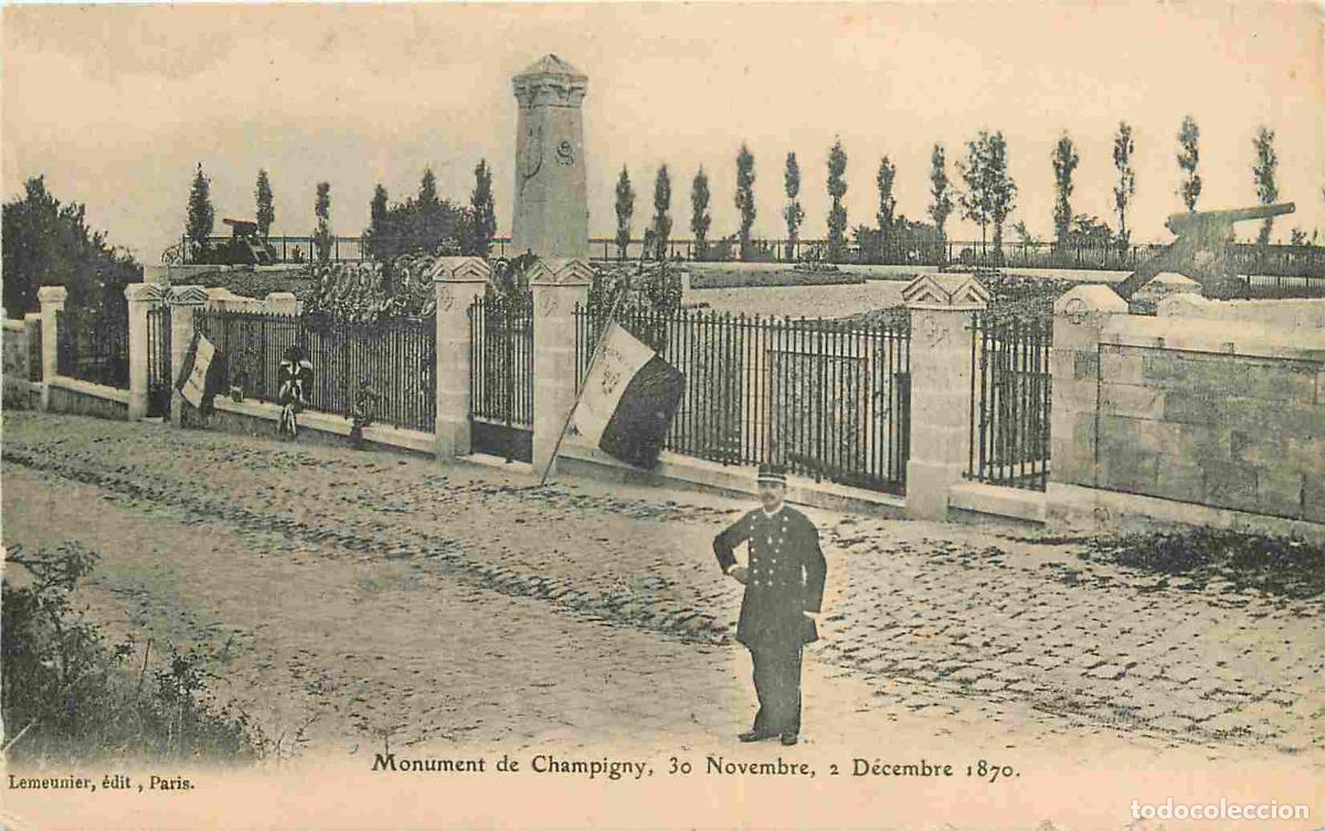 Cartoline: France - 94 - Champigny sur Marne - Monument de Champigny 30 Novembre 2 D&eacute;cembre 1870 - Anim&eacute;e - CPA