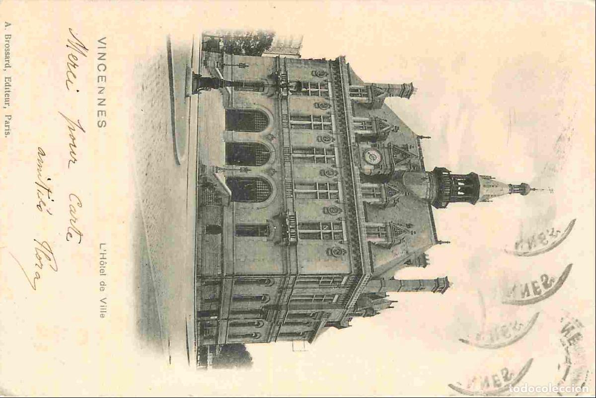 Postkarten: France - 94 - Vincennes - Hotel de Ville - Pr&eacute;curseur - CPA - Oblit&eacute;ration ronde de 1902 - Voir Scan
