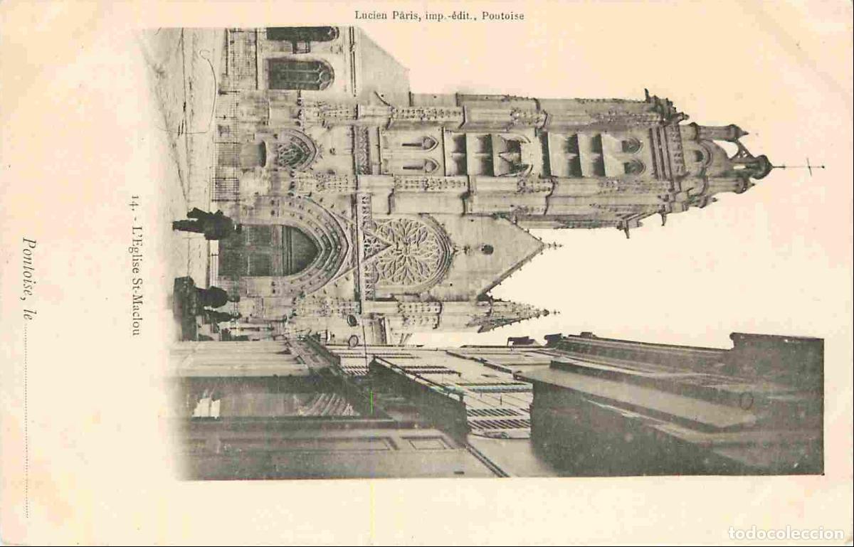 Cartoline: France - 95 - Pontoise - L'Eglise St-Maclou - Anim&eacute;e - Pr&eacute;curseur - CPA - Voir Scans Recto-Verso
