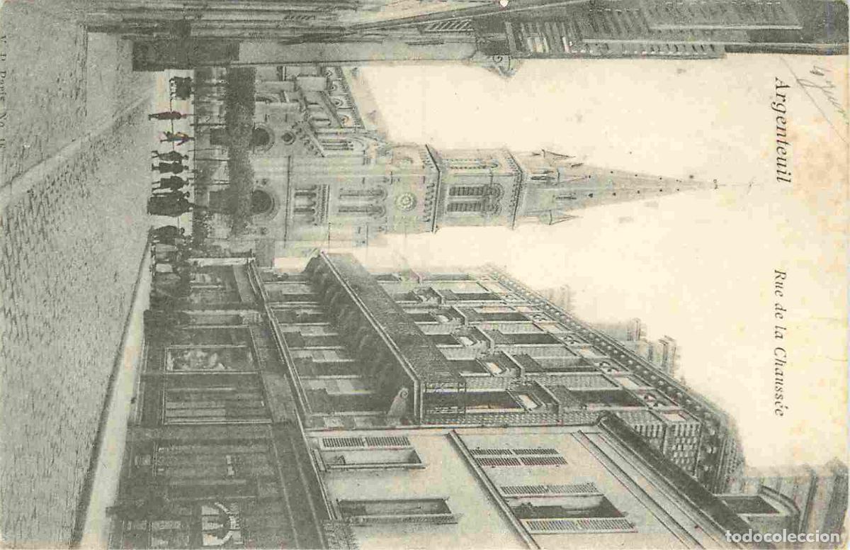 Cartoline: France - 95 - Argenteuil - Rue de la Chauss&eacute;e - Anim&eacute;e - CPA - Etat froissures visibles - Voir Scans