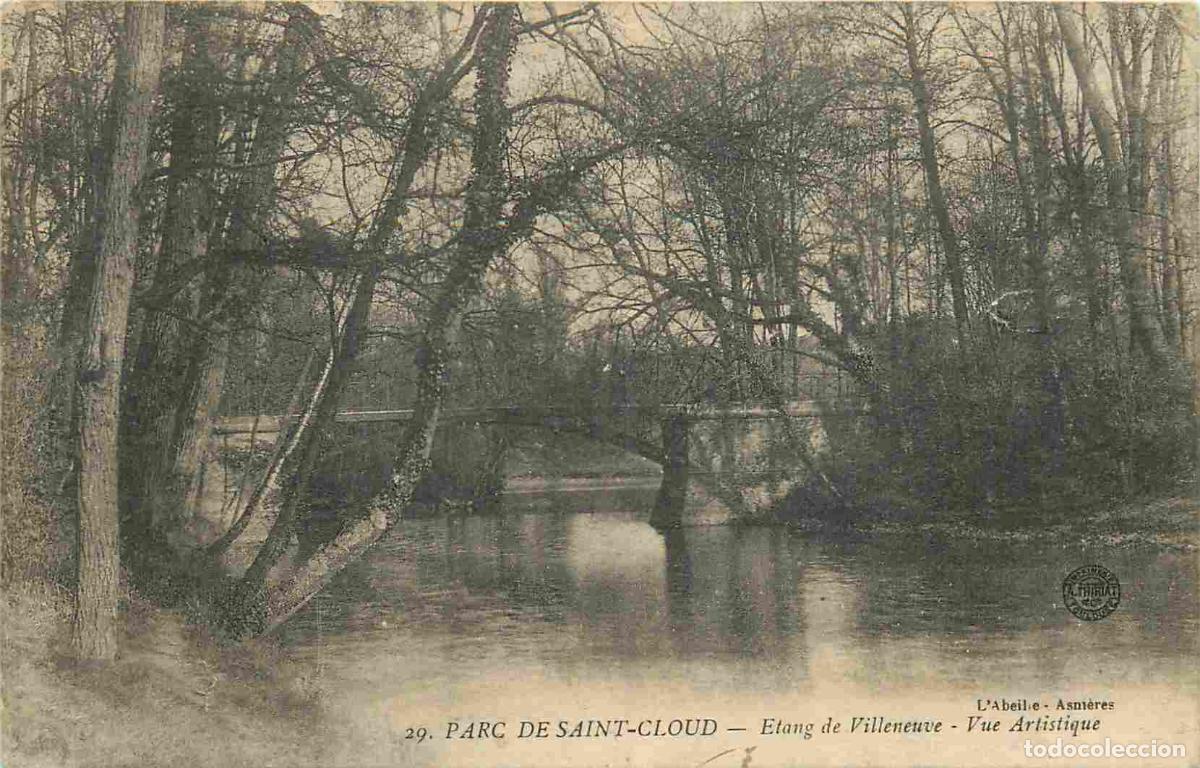 Cartoline: France - 92 - Saint Cloud - Parc de Saint Cloud - Etang de Villeneuve - Vue artistique - CPA - Voir