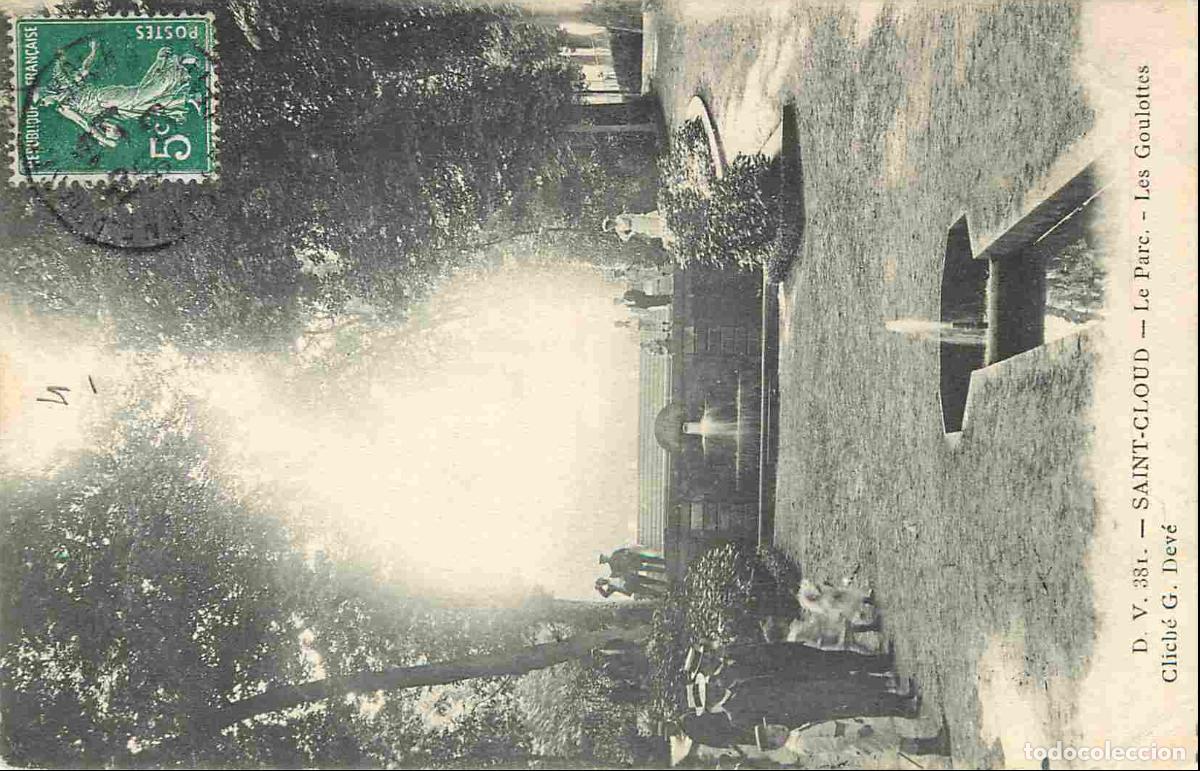 Postcards: France - 92 - Saint Cloud - Parc de Saint Cloud - Les Goulottes - Anim&eacute;e - CPA - Oblit&eacute;ration ronde