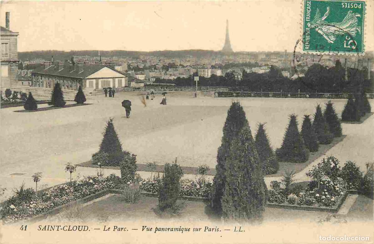 Postcards: France - 92 - Saint Cloud - Parc de Saint Cloud - Vue panoramique sur Paris - CPA - Voir Scans Recto
