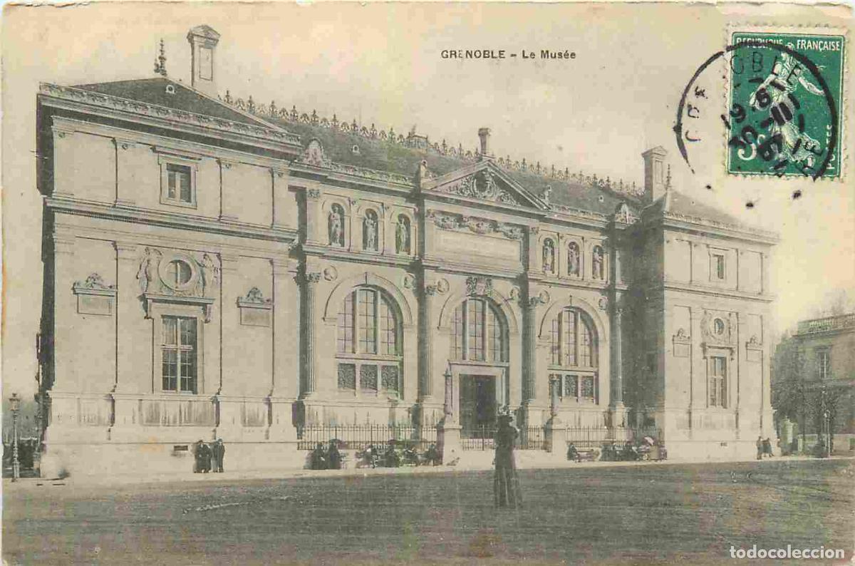 Cartes Postales: France - 38 - Grenoble - Le Mus&eacute;e - Anim&eacute;e - CPA - Oblit&eacute;ration ronde de 1907 - Voir Scans Recto-Ver