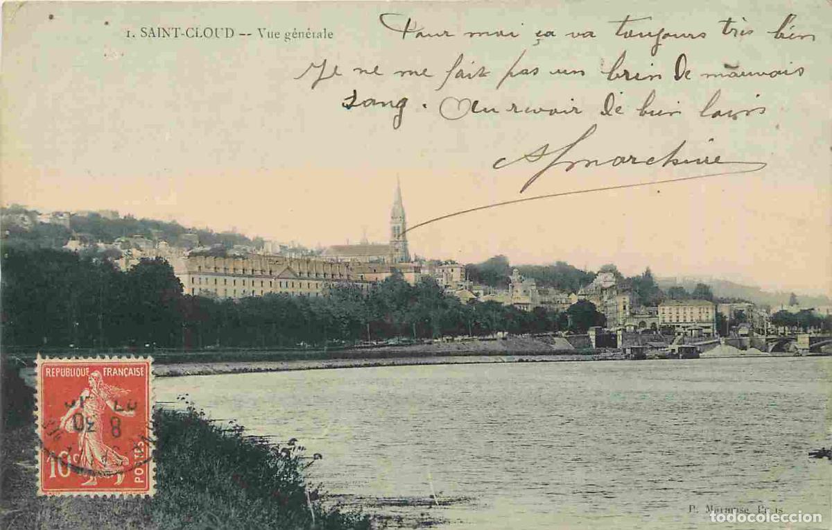 Cartes Postales: France - 92 - Saint Cloud - Vue G&eacute;n&eacute;rale - Coloris&eacute;e - Correspondance - CPA - Voir Scans Recto-Verso