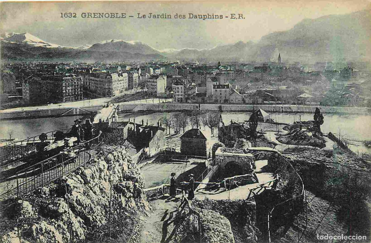 Cartes Postales: France - 38 - Grenoble - Le Jardin des Dauphins - Anim&eacute;e - CPA - Voir Scans Recto-Verso
