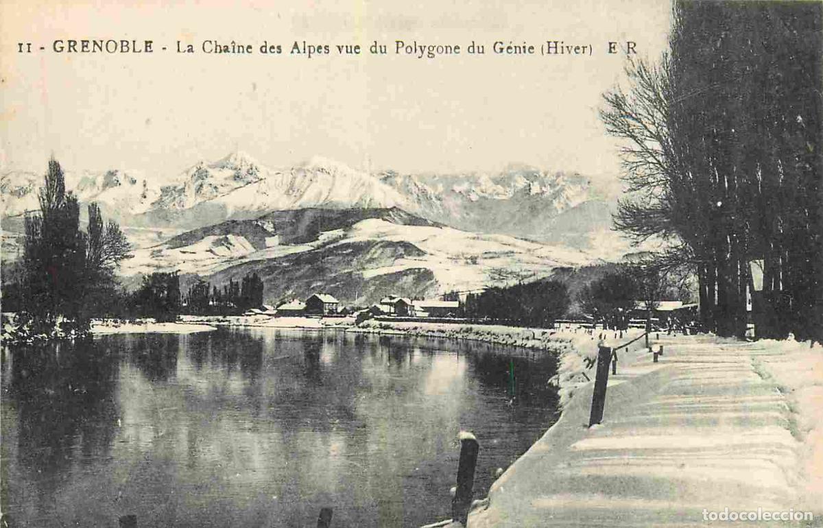 Postcards: France - 38 - Grenoble - La Cha&icirc;ne des Alpes vue du Polygone du G&eacute;nie - Hiver - CPA - Voir Scans Rec