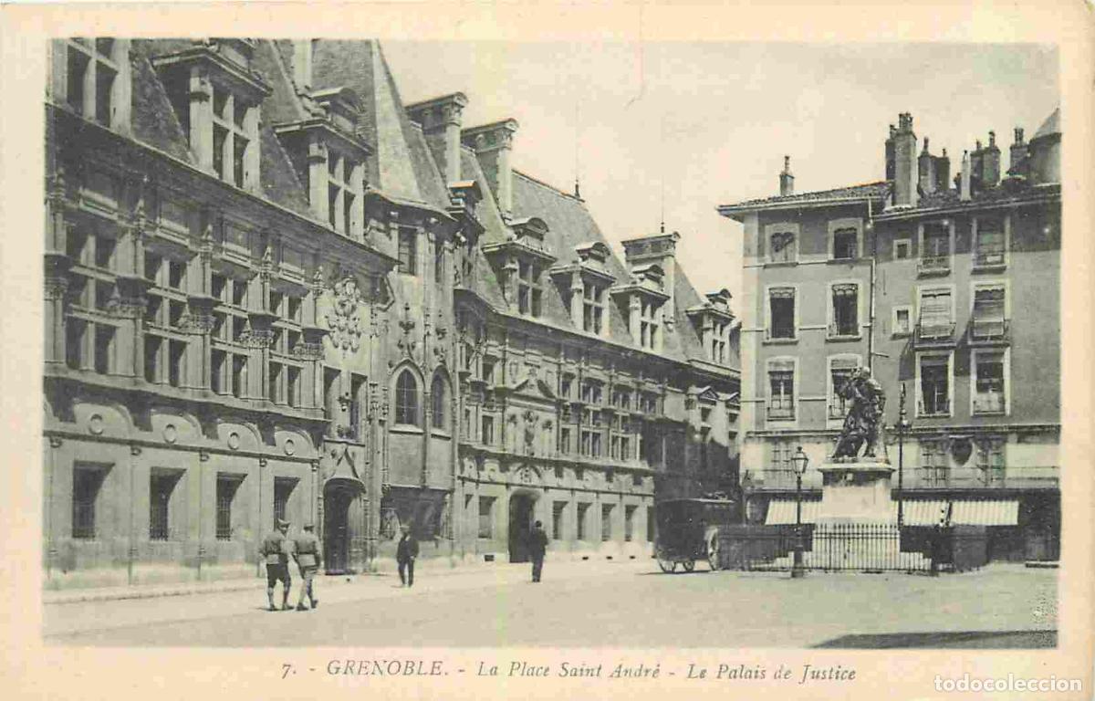 Postcards: France - 38 - Grenoble - La Place Saint Andr&eacute; - Le Palais de Justice - Anim&eacute;e - CPA - Voir Scans Rec