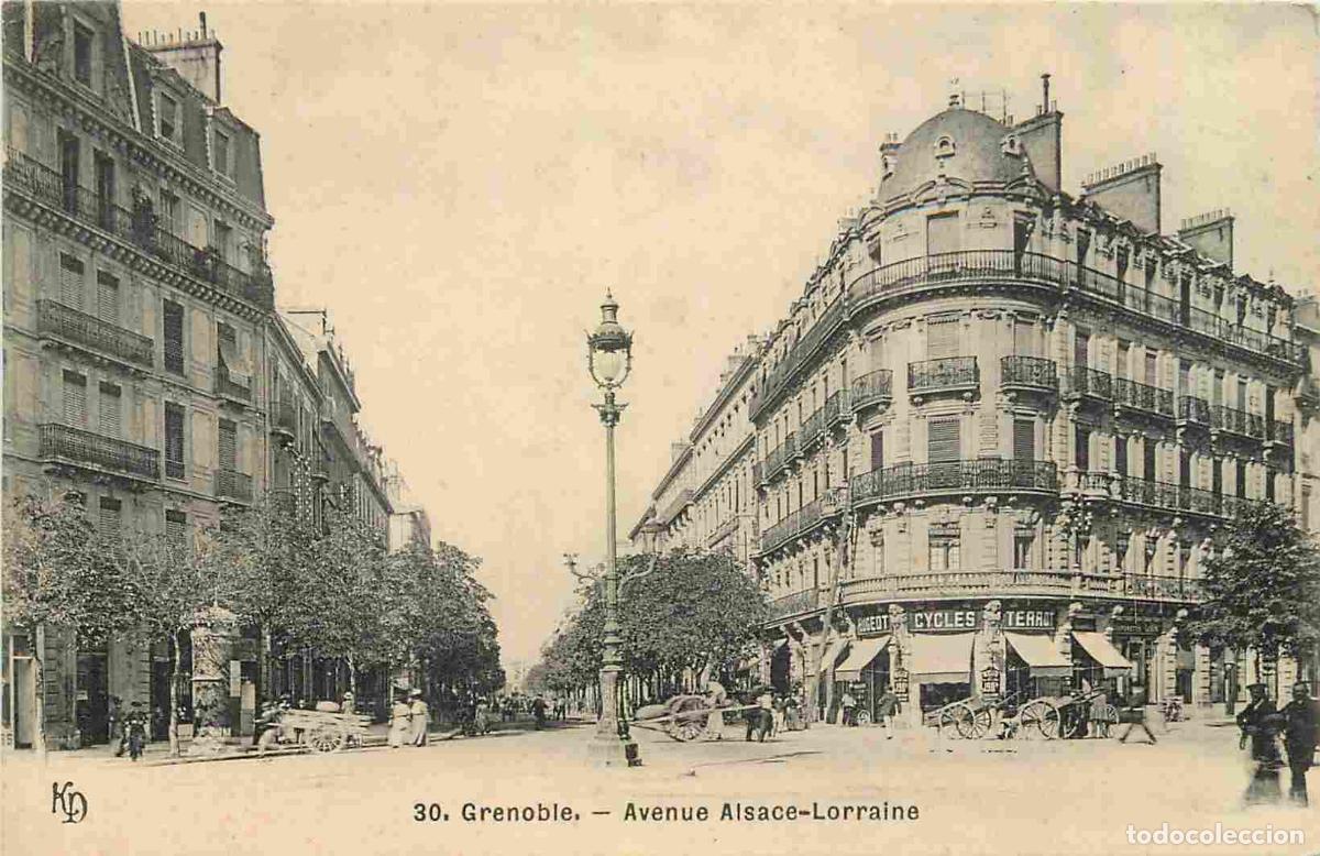 Postcards: France - 38 - Grenoble - Avenue Alsace-Lorraine et Boulevard Gambetta - Anim&eacute;e - CPA - Voir Scans Re