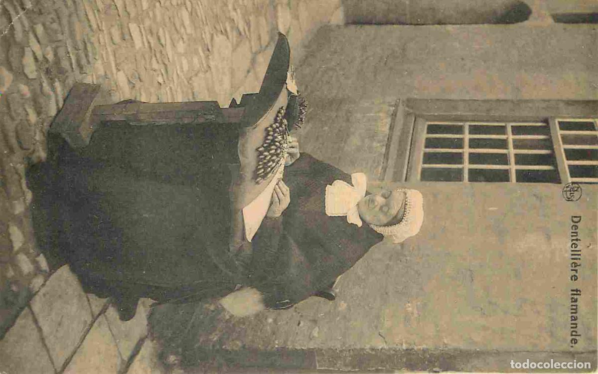 Postcards: Belgique - Dentelli&egrave;re flamande - Anim&eacute;e - Folklore - Sc&egrave;ne et Types - CPA - Voir Scans Recto-Verso