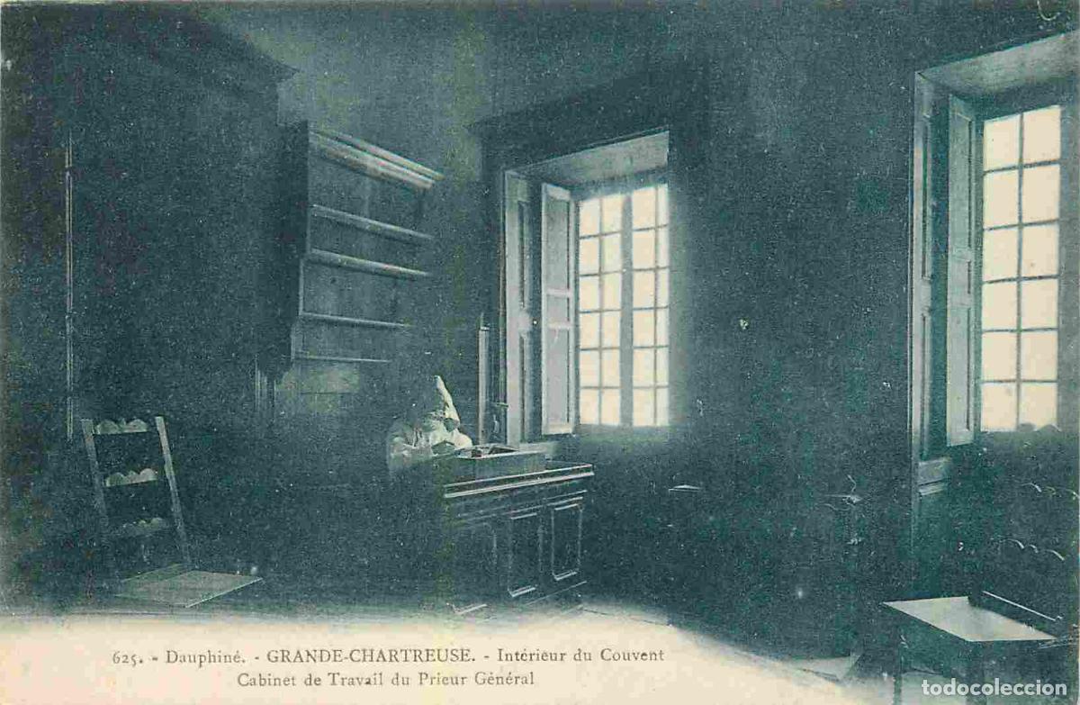 Postales: France - 38 - La Grande Chartreuse - int&eacute;rieur du Couvent de la Grande Chartreuse - Cabinet de Trava