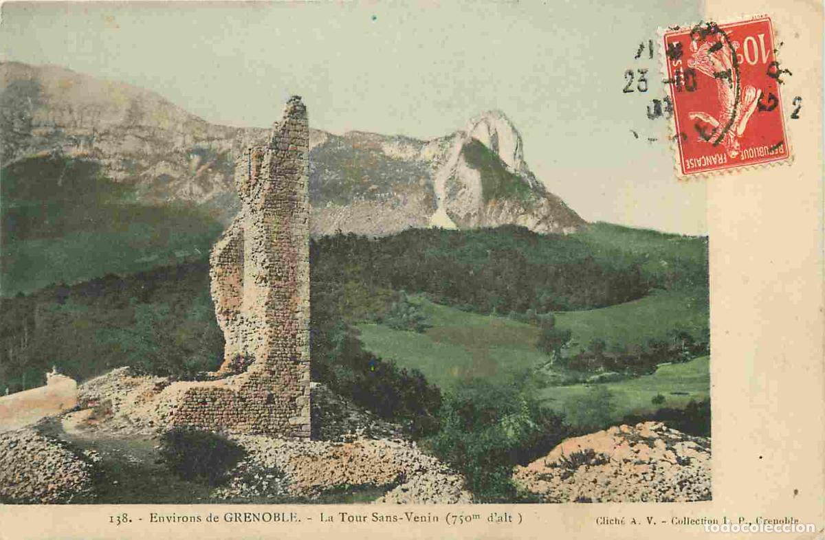Postales: France - 38 - Is&egrave;re - Environs de Grenoble - La Tour Sans-Venin - Coloris&eacute;e - Correspondance - CPA -