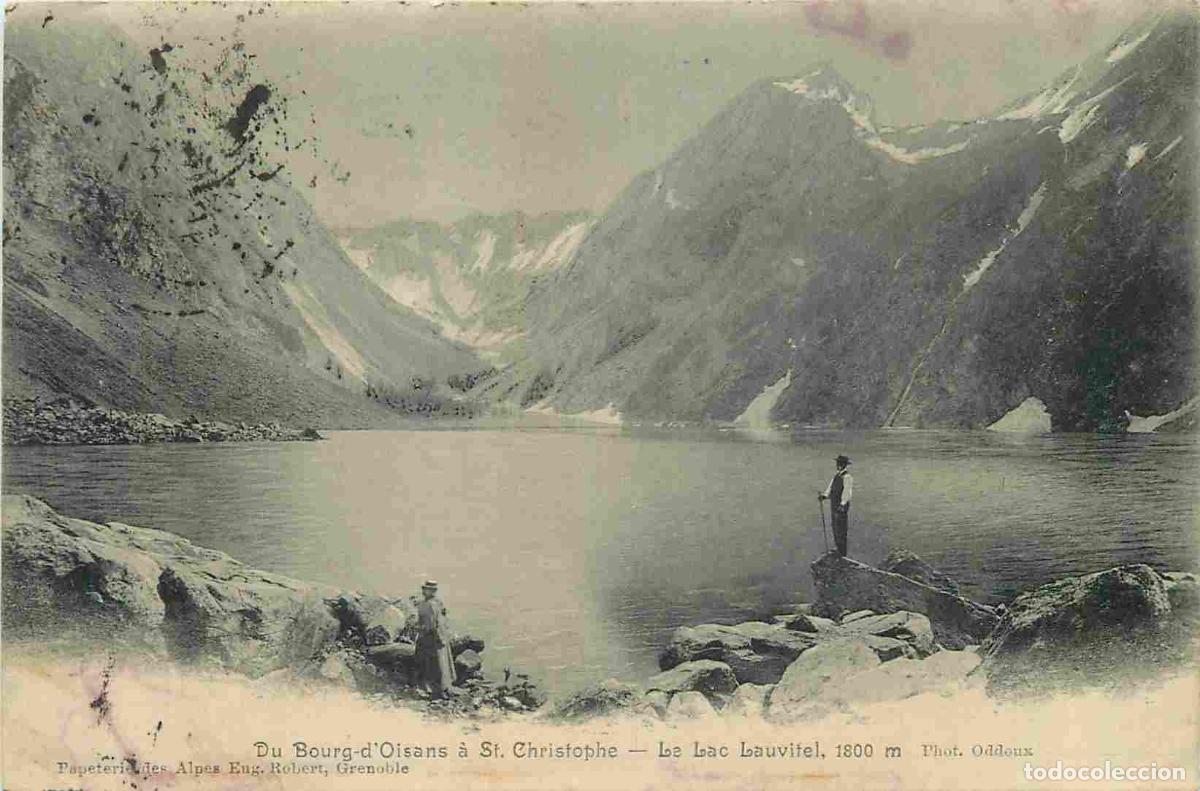 Postais: France - 38 - Is&egrave;re - Le Lac Lauvitel - Anim&eacute;e - Pr&eacute;curseur - CPA - Oblit&eacute;ration ronde de 1907 - Eta