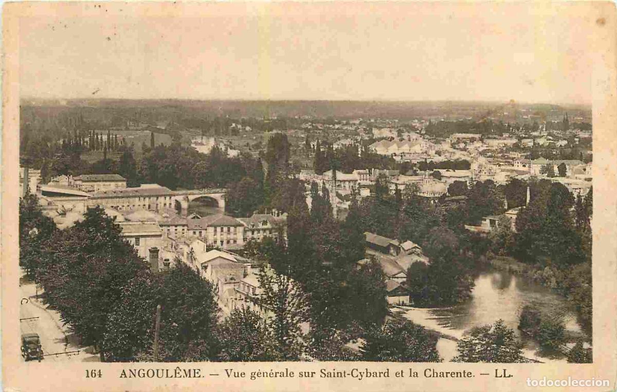 Postais: France - 16 - Angoul&ecirc;me - Vue g&eacute;n&eacute;rale sur Saint-Cybard et la Charente - CPA - Oblit&eacute;ration ronde de