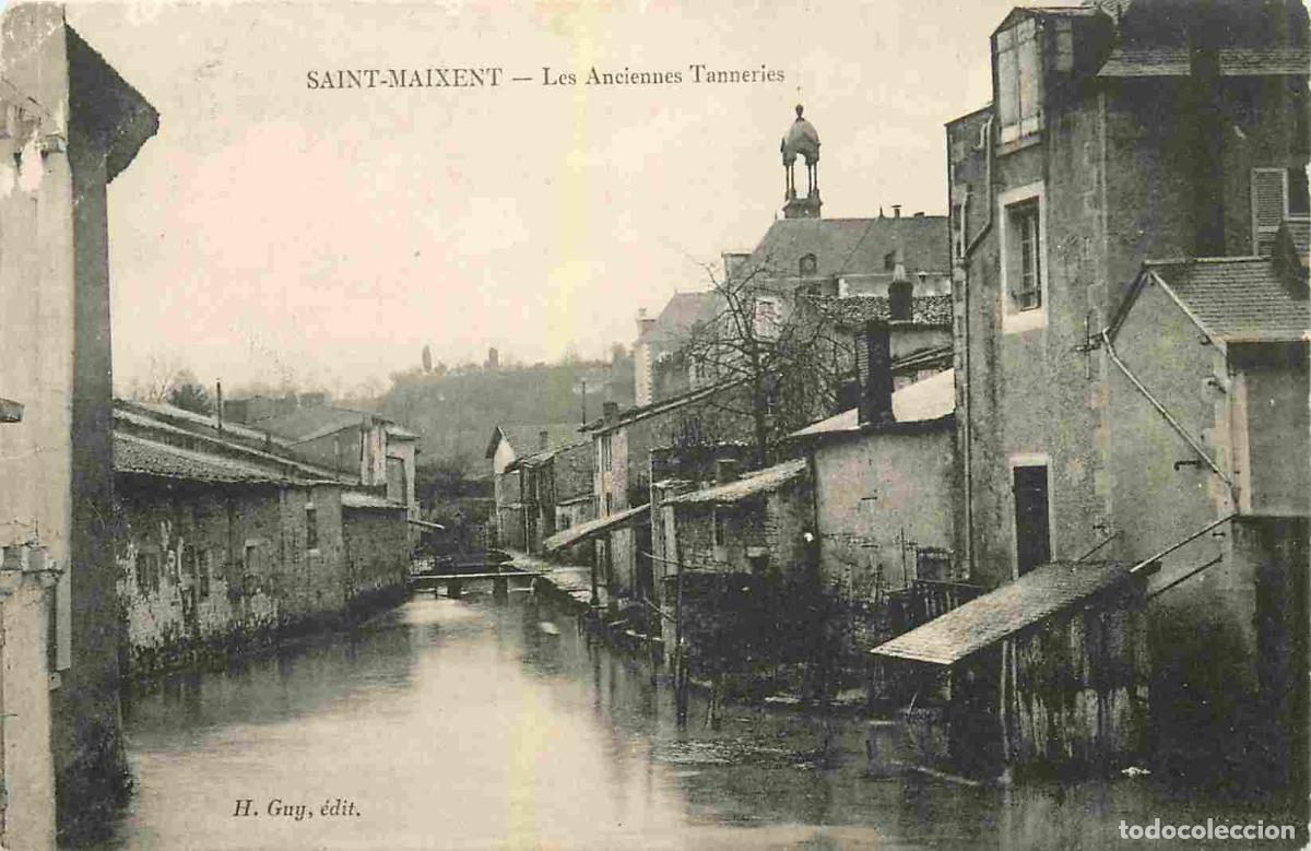 Postais: France - 79 - Saint Maixent l'Ecole - Les anciennes Tanneries - Cachet Tampon Hopital Militaire No 1