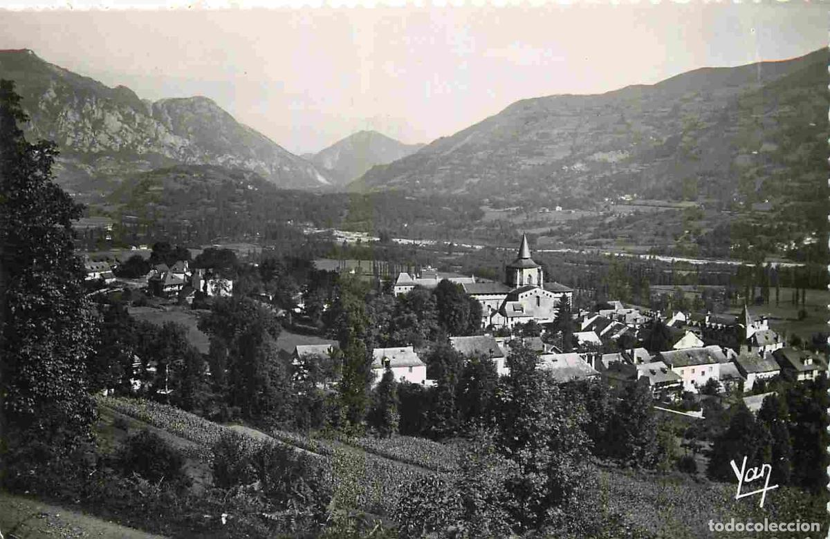 Postais: France - 65 - Saint Savin - La vall&eacute;e d'Argel&egrave;s - A gauche le Pibeste - Au fond le Pic du jer - Cart