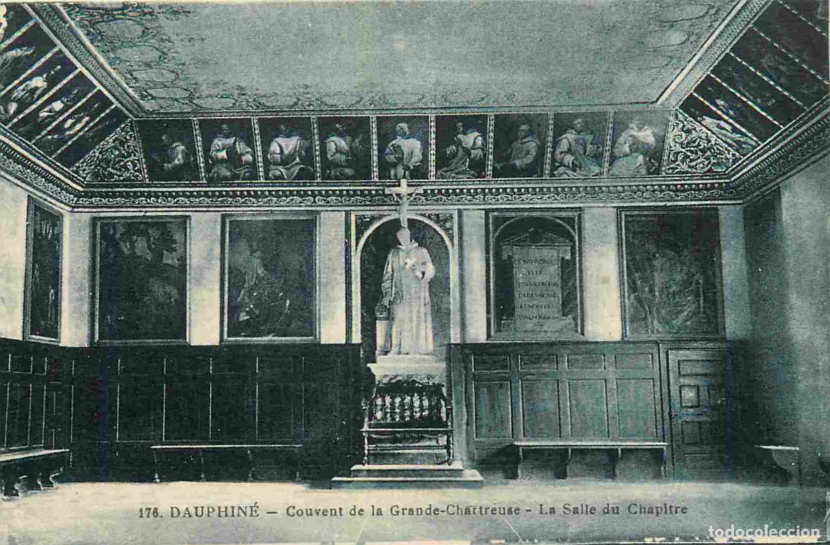 Postales: France - 38 - La Grande Chartreuse - int&eacute;rieur du Couvent de la Grande Chartreuse - La Salle du Chap