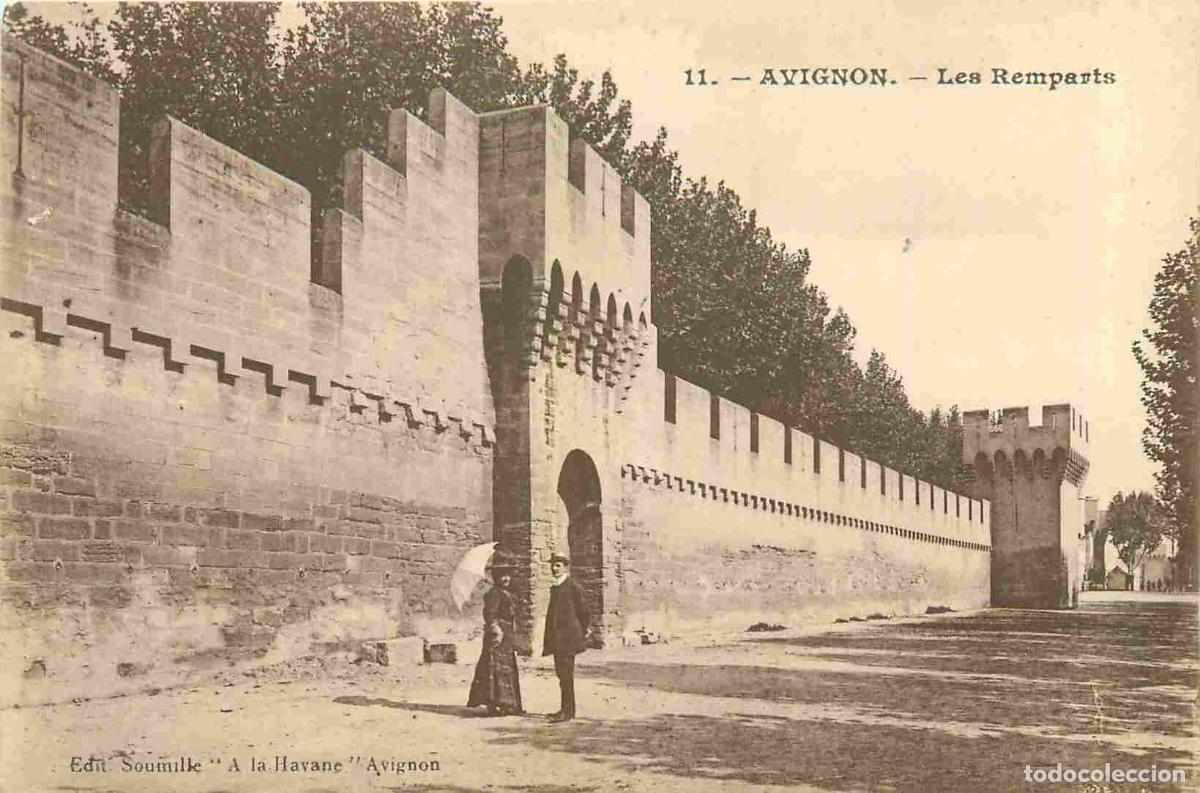 Postkarten: France - 84 - Avignon - Les Remparts - Anim&eacute;e - Correspondance - CPA - Voir Scans Recto-Verso