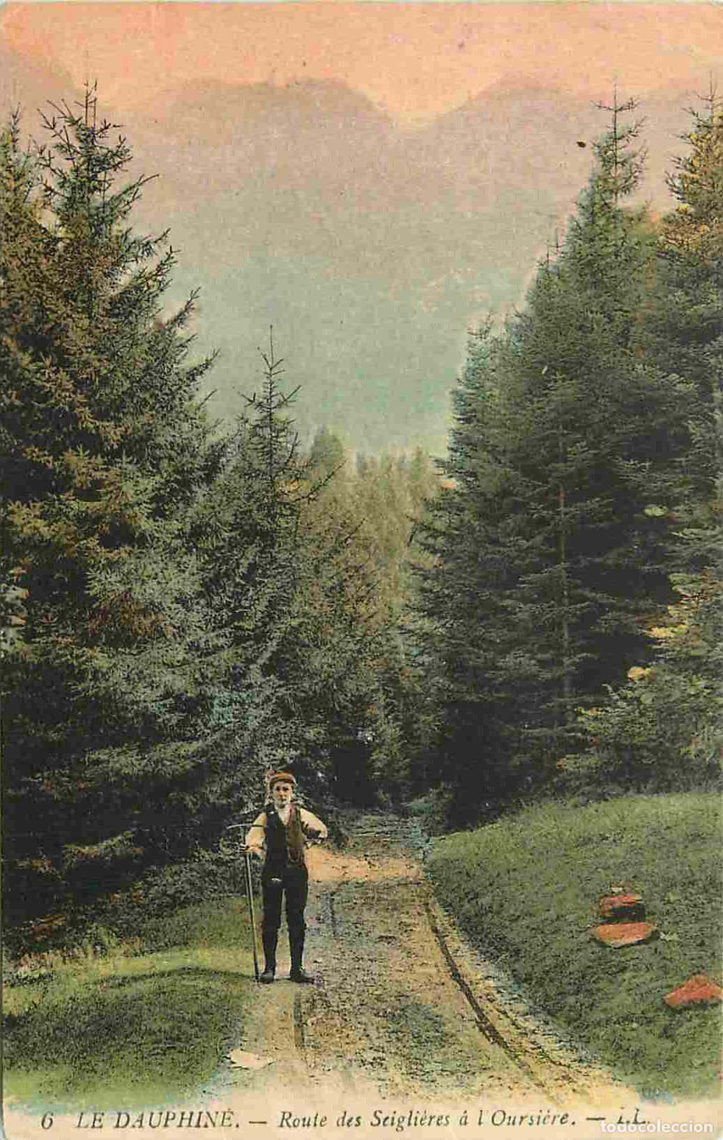 Postcards: France - 38 - Is&egrave;re - Route des seigli&egrave;res &agrave; l'Oursi&egrave;re - Anim&eacute;e - Coloris&eacute;e - CPA - Voir Scans Rect